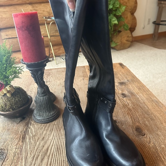 Vintage Foundry Co. Black Leather Tall Boots - Picture 11 of 11